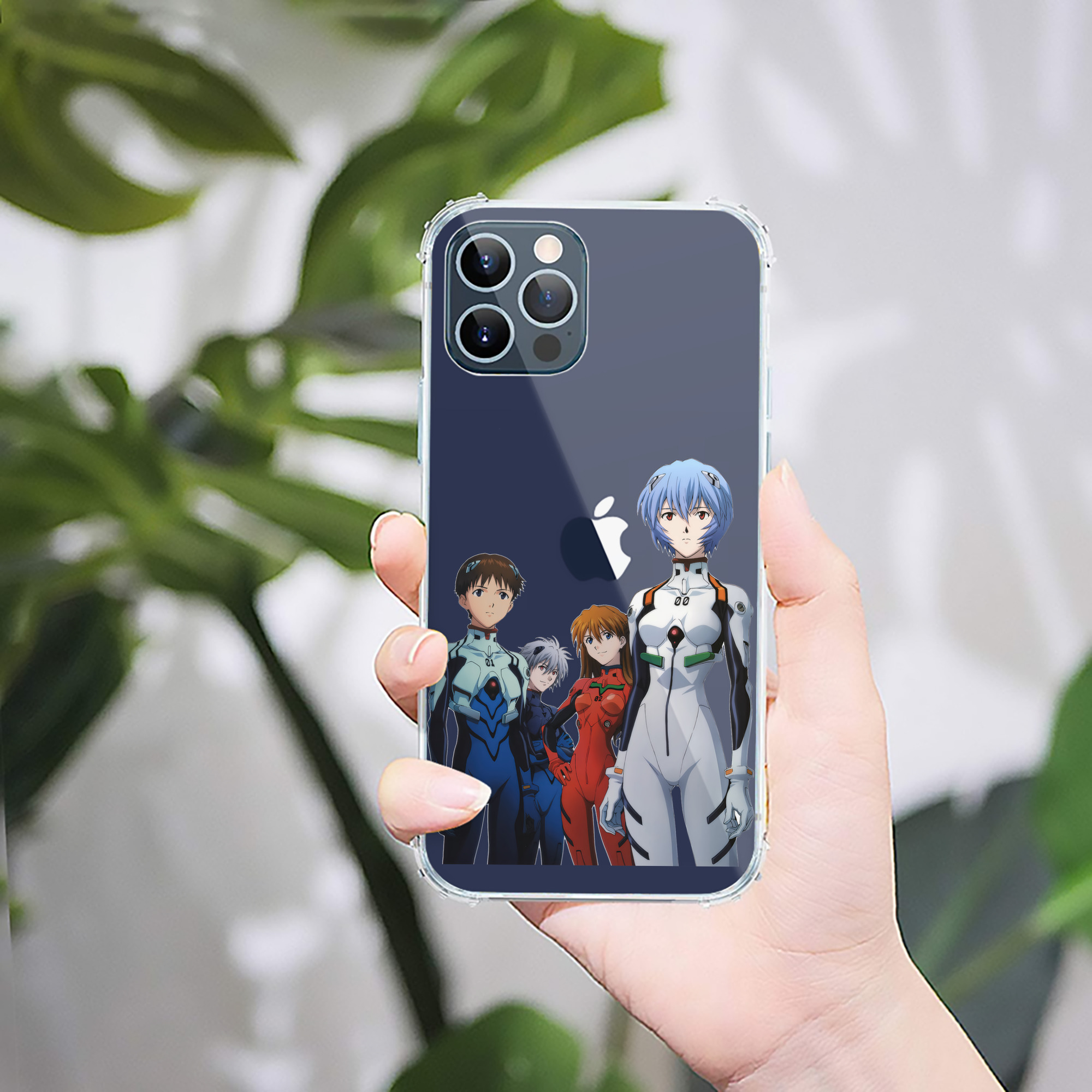 （画像用） EVA 新世紀エヴァンゲリオン 【iPhone 12シリーズ対応】透明スマホケース（クリアソフトケース）